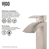 Glass Turquoise Water Bathroom Sink/Basin Set with Duris Faucet and Rectangular Vessel H2W5 - product image 3