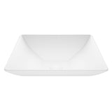 Hibiscus Matte Stone Round Vessel Bathroom Sink/Basin, Above-Counter Installation, White P3W7 - product image 1