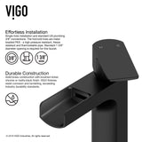 Ileana Single Handle Single Hole Bathroom Sink Faucet, WaterSense Certified, Matte Black A0A0 - product image 4