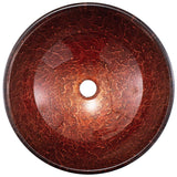 Mahogany Moon Glass Vessel Bathroom Sink X5H3 - product image 2