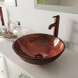 Mahogany Moon Glass Vessel Bathroom Sink X5H3 - product image 7