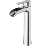 Niko Single Handle Vessel Sink Bathroom Faucet with Deck Plate, Brushed Nickel K0Y5 - product image 3