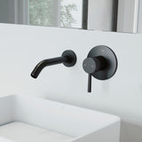 Olus Single Handle Wall Mount Bathroom Sink Faucet, WaterSense Certified, Matte Black F8N8 - product image 8