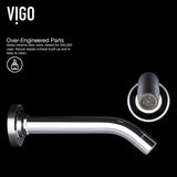 Olus Wall Mount Single Lever Bathroom Sink Faucet, WaterSense Certified, Chrome S4H3 - product image 5