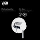 Olus Wall Mount Single Lever Bathroom Sink Faucet, WaterSense Certified, Chrome S4H3 - product image 7