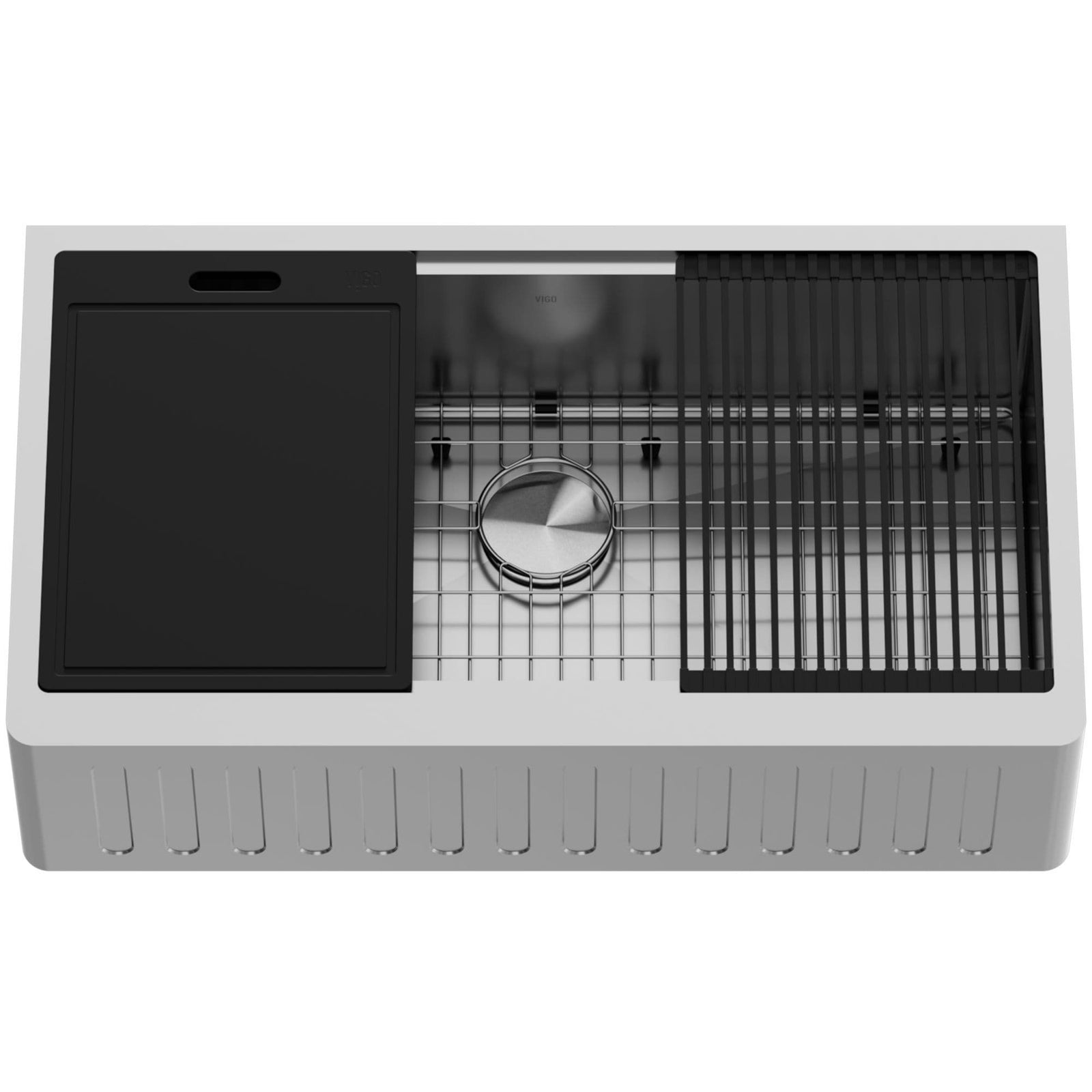 Oxford Single Farmhouse Kitchen Sink, 36-in x 21-in L8X5 - product image 1