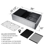 Oxford Single Farmhouse Kitchen Sink, 36-in x 21-in L8X5 - product image 3