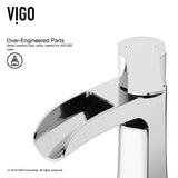 Paloma Single Handle Single Hole Bathroom Sink Faucet, WaterSense Certified, Chrome U6V3 - product image 7