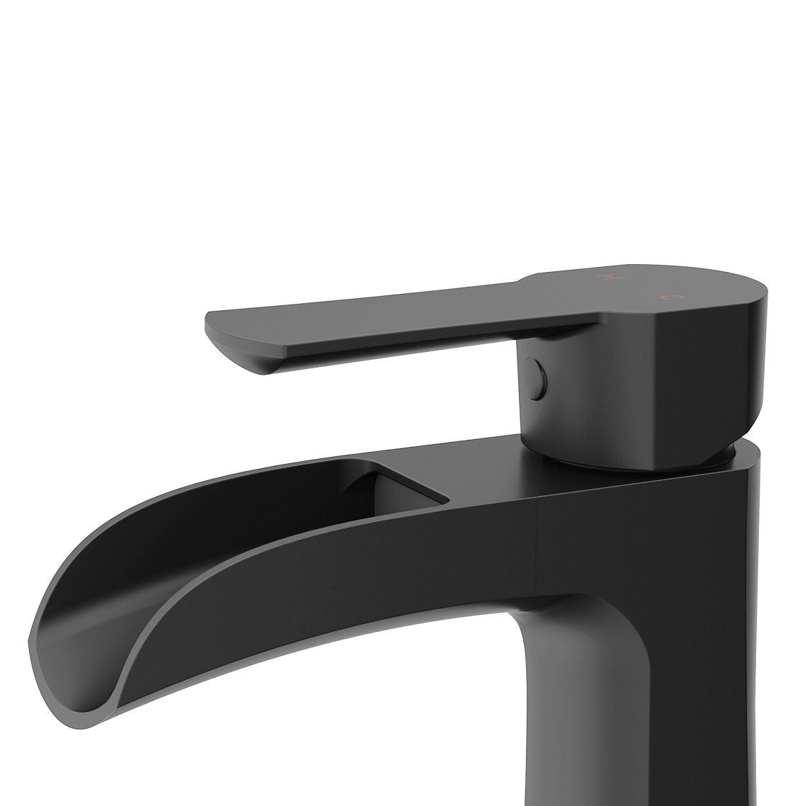 Paloma Single Handle Single Hole Bathroom Sink Faucet, WaterSense Certified, Matte Black R0G4 - product image 2