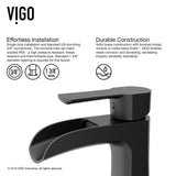 Paloma Single Handle Single Hole Bathroom Sink Faucet, WaterSense Certified, Matte Black R0G4 - product image 4