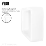 Petunia Matte Stone Rectangular Composite Vessel Bathroom Sink/Basin with Rounded Edges & Deep Bowl, White M0Y5 - product image 3