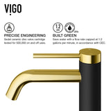 Sottile MatteShell Matte Black Bathroom Sink/Basin Set with Lexington Faucet and Glass Rectangular Vessel X3W1 - product image 3