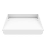 Starr Modern MatteStone 23x15-in Deep White Bathroom Sink/Basin with Rectangular Vessel Z0C2 - product image 1