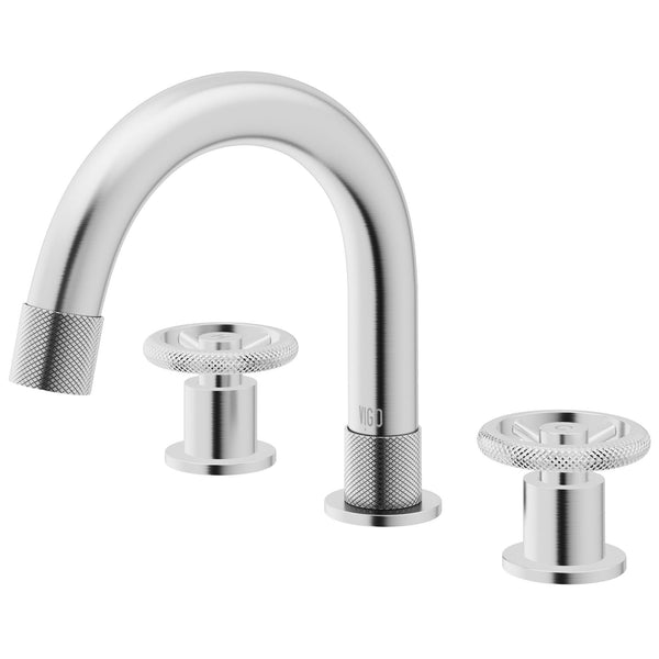Wythe 8-in Arched Bathroom Faucet, Various Finishes L3V1