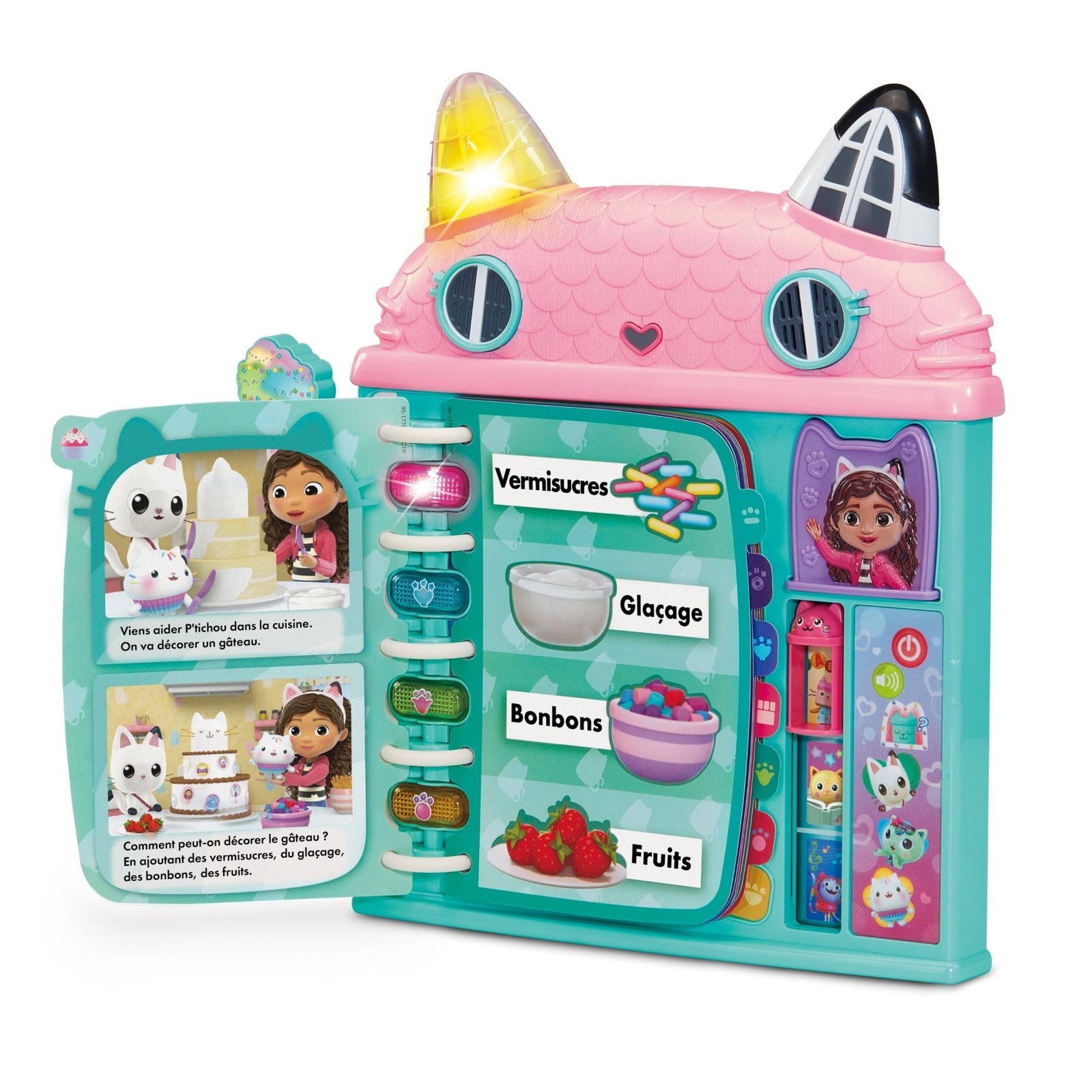 Gabby's Dollhouse Cat-a-Vator Discovery Book, French O9P6 - product image 1