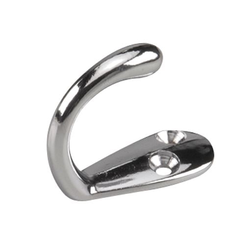 Wardrobe Hook, Chrome, 4pk V1E8 - product image 1