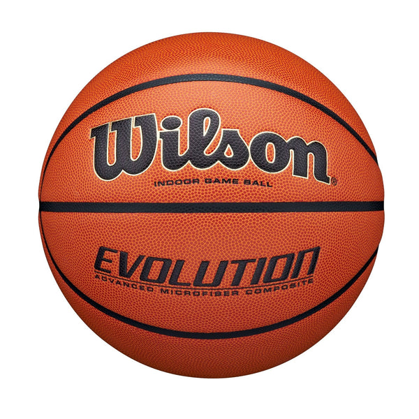 Evolution Indoor Composite Game Basketball, Size 6, Brown D2W9