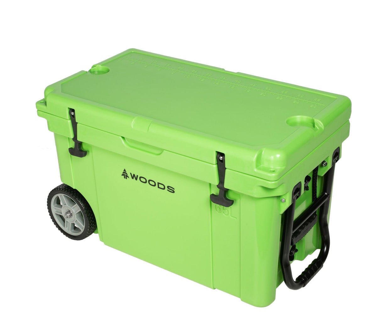 ARCTIC Wheeled Roto-Moulded Cooler with Handle, 65-L, Parrot Green F4A0 - product image 1