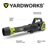 48V Lithium Ion Max Brushless AeroForce 2.0 750 CFM Leaf Blower Kit with (1) 4.0Ah Battery & (1) 2.0A Charger H6X9 - product image 7