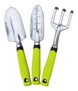 Aluminium Garden Tool Set with Rubber Handles, Assorted Colours, 3-pc U8M1 - product image 3