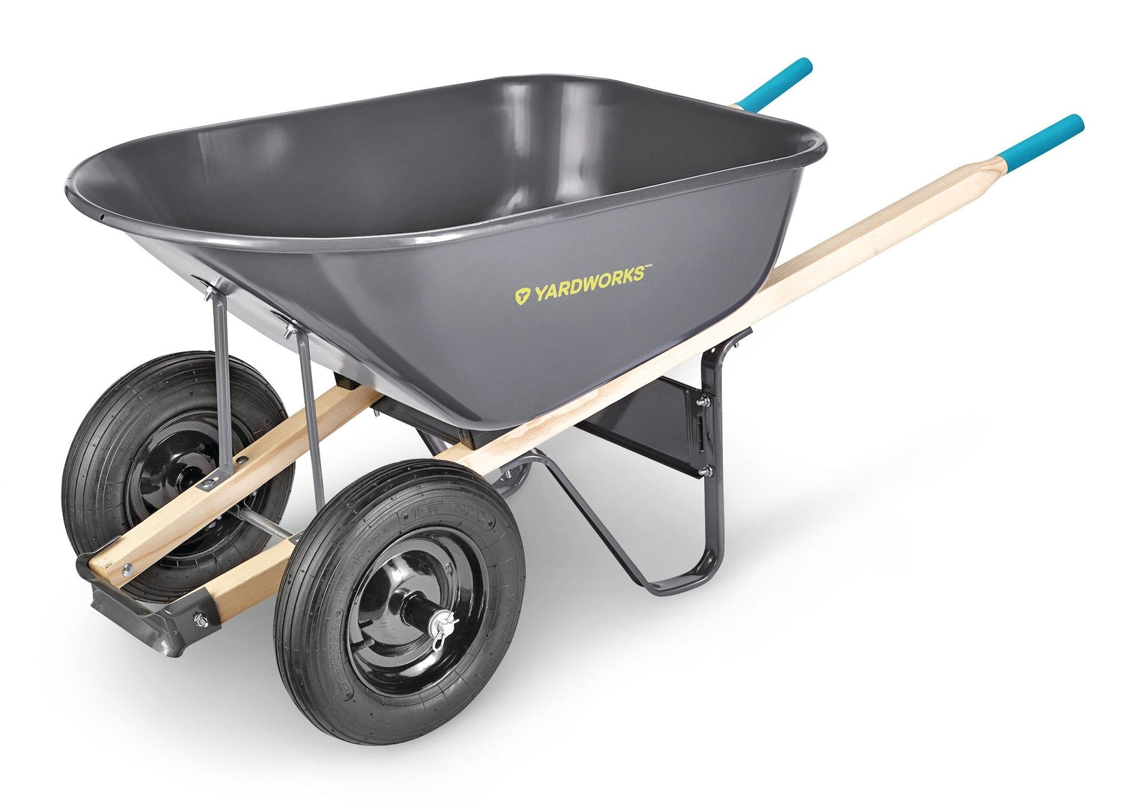Steel Tray 2-Wheel Garden Wheelbarrow, 6-cu-ft R6A9 - product image 1