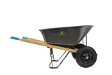 Steel Tray 2-Wheel Garden Wheelbarrow, 6-cu-ft R6A9 - product image 3