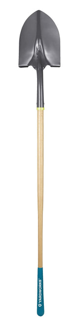 Tempered Steel Round Point Long Handle Shovel, 62-In, Hardwood Shaft A9D5 - product image 5