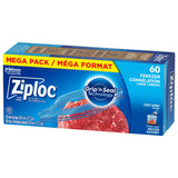 Large Plastic Freezer Bags Mega Pack, 760-mL, 60-pk L1Y8 - product image 1
